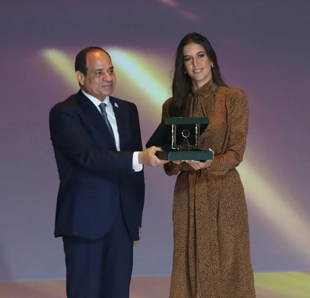 Farrah El Dibany - National Youth Forum Egyptian President Abdel Fattah El-Sisi