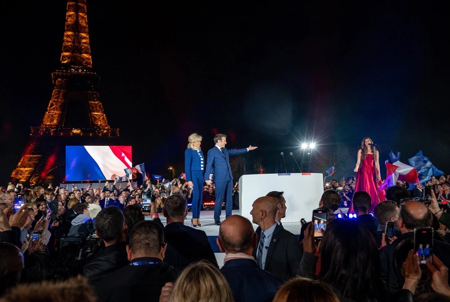 El-Dibany traveling alongside President Macron in Egypt as part of the official French delegation